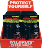 Wildfire Pepper Spray Hard Case Quick Release Keychain - .5 oz (1.4% MC)
