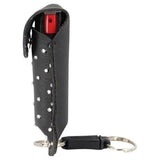 Wildfire Pepper Spray Rhinestone Keychain Soft Case - .5 oz (1.4% MC) - Guardian Self Defense