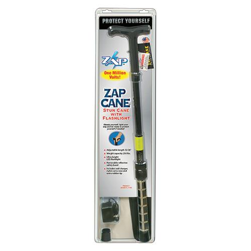 Zap Stun Cane with Flashlight 1 Million Volts